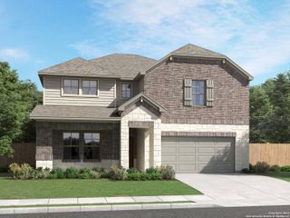 New construction Single-Family house 10631 Yellowtail Boulevard, Boerne, TX 78006 The Beckley (C459)- photo 1
