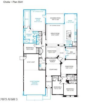 New construction Single-Family house 18157 W Meadowbrook Avenue, Goodyear, AZ 85395 Cholla Plan 5541- photo 1