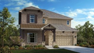 New construction Single-Family house 245 Reata Ridge Loop, Liberty Hill, TX 78642 Parmer- photo 1