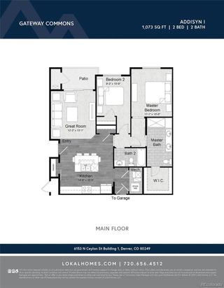 New construction Condo/Apt house 9390 Accord Lane, Unit 105, Parker, CO 80134 Addisyn- photo