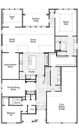 New construction Single-Family house 24411 Green Buffalograss Trail, Katy, TX 77493 224 Plan- photo 1