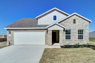 New construction Single-Family house 3559 Twin Dish Way, New Braunfels, TX 78130 Landmark Series - Meyerson- photo 1
