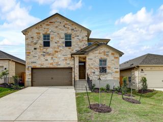 New construction Single-Family house 12508 Dairywork Road, Buda, TX 78610 The Winedale (880)- photo 1