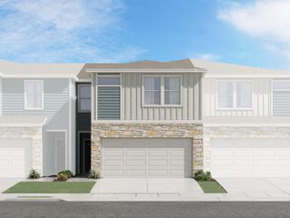 New construction Townhouse house 185 Texas Agate Drive, Kyle, TX 78640 The McKinney (180)- photo
