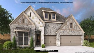 New construction Single-Family house 232 Paint Creek, Boerne, TX 78006 Design 2695W- photo