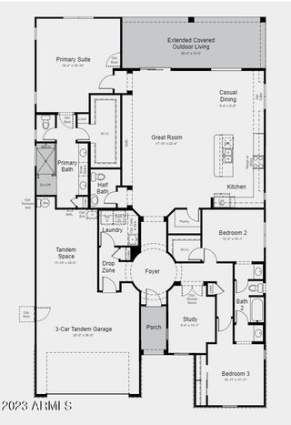 New construction Single-Family house 17841 W Colter Street, Litchfield Park, AZ 85340 Hillary- photo