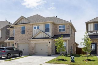 New construction Townhouse house 1048 Happy Holly Road, Lavon, TX 75166 The Almanor- photo 1