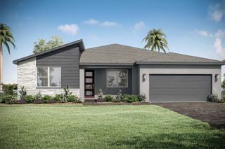 New construction Single-Family house 13630 Southwest Lyra Drive, Port Saint Lucie, FL 34987 Citron- photo