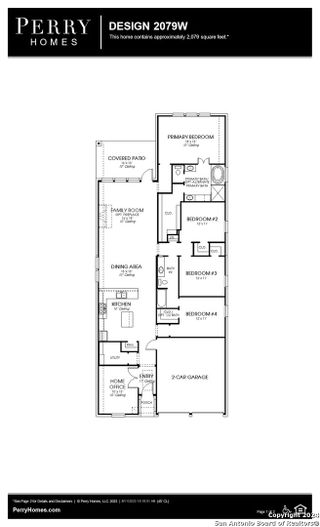 New construction Single-Family house 1706 Quick Ivy Road, San Antonio, TX 78245 Design 2079W- photo