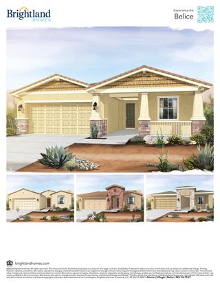 New construction Single-Family house 17338 W Columbine Drive, Surprise, AZ 85388 Villagio Series - Belice- photo