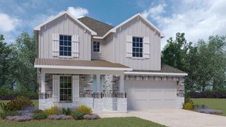 New construction Single-Family house 2104 Magnolia Hill Drive, Leander, TX 78641 The Lincoln II- photo