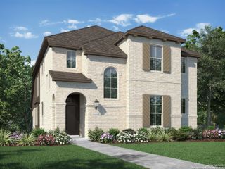 New construction Single-Family house 1839 Tornillo Trail, New Braunfels, TX 78132 Lynnwood Plan- photo 1