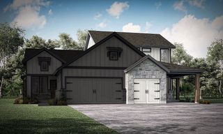 New construction Single-Family house 20601.B Haygrazer Way, Pflugerville, TX 78660 The Edgewater: Carport B- photo