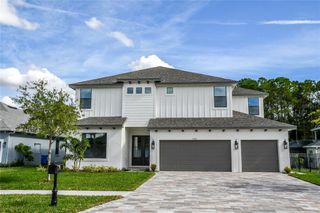 New construction Single-Family house 12403 Gentle Swan Place, Odessa, FL 33556 South Hampton- photo 1