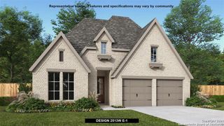 New construction Single-Family house 9641 Luke Path, San Antonio, TX 78254 Design 2513W- photo