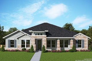 New construction Single-Family house 407 Falcon Cove, Castroville, TX 78253 The Livingston- photo