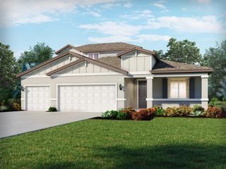 New construction Single-Family house 7021 Norris Landing Place, Parrish, FL 34219 Paloma- photo 1