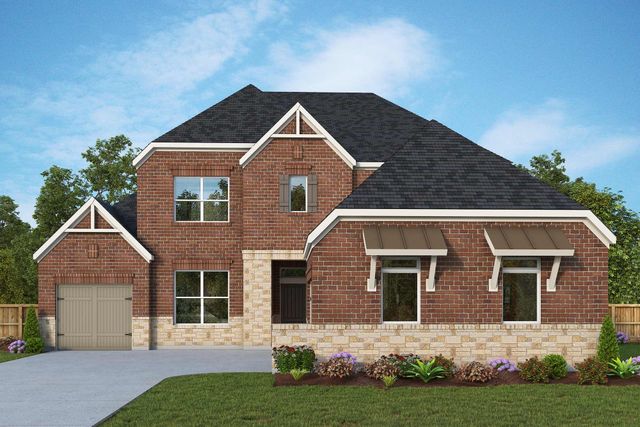 New construction Single-Family house The Lawton, 4307 Chapel Springs Drive, Highland Village, TX 75077 - photo 0