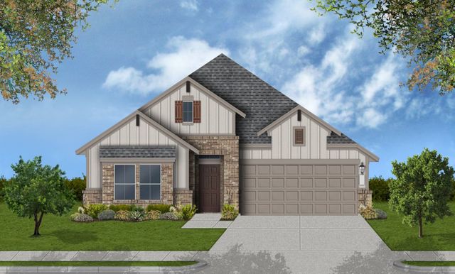 New construction Single-Family house Princeton, 104 Leon Loop, Liberty Hill, TX 78642 - photo 0