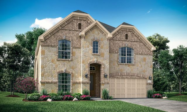 New construction Single-Family house 1E14, 902 Coyote Drive, Euless, TX 76040 Bryson II w/Theater - photo 1