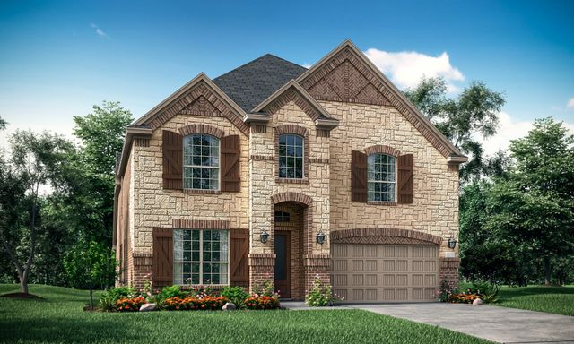 New construction Single-Family house 1E14, 902 Coyote Drive, Euless, TX 76040 Bryson II w/Theater - photo 2