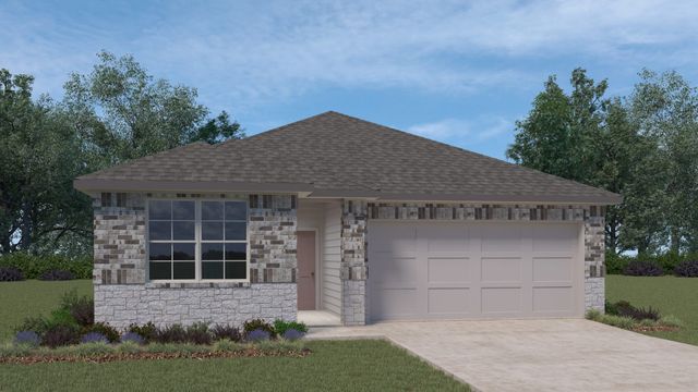 New construction Single-Family house 200 Abby Road, Georgetown, TX 78626 The Easton II - photo 0