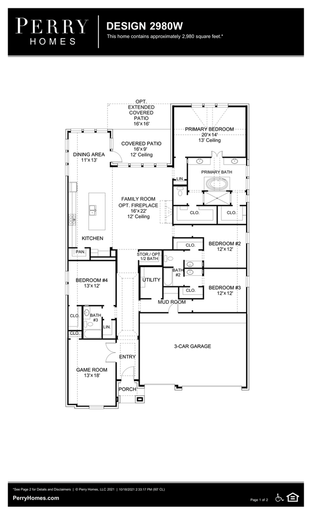 New construction Single-Family house 2980W, 21733 Grayson Highlands Way, Porter, TX 77365 - photo 2