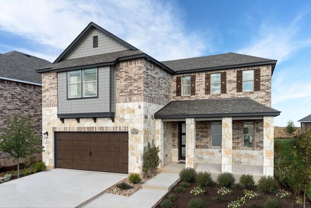 New construction Single-Family house Plan 2502 Modeled, 7803 Song Sparrow Dr. (McKinney Falls Pkwy. and Colton Bluff Springs Rd.) - photo 0