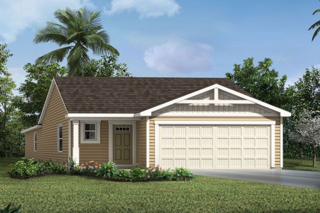 New construction Single-Family house Carrabelle, 90 Lanier Street, Saint Johns, FL 32259 - photo 1