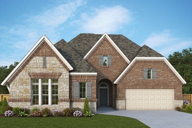 New construction Single-Family house The Bluffstone, 132 Founders Grove Loop, Willis, TX 77318 - photo 0