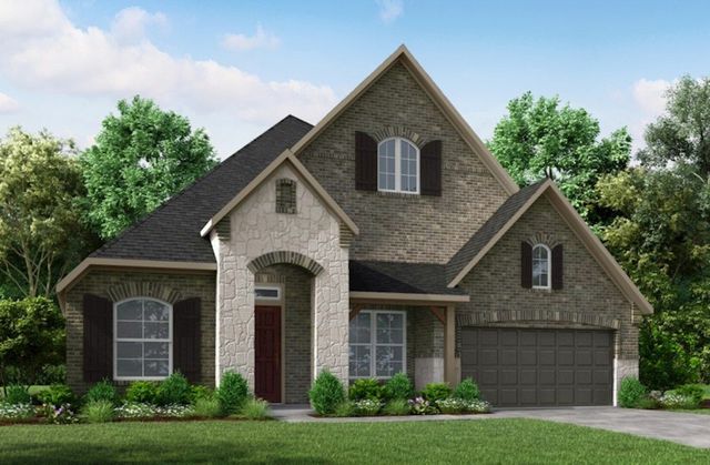 New construction Single-Family house 20211 Appaloosa Hill Drive, Tomball, TX 77377 Wimberley - photo 0