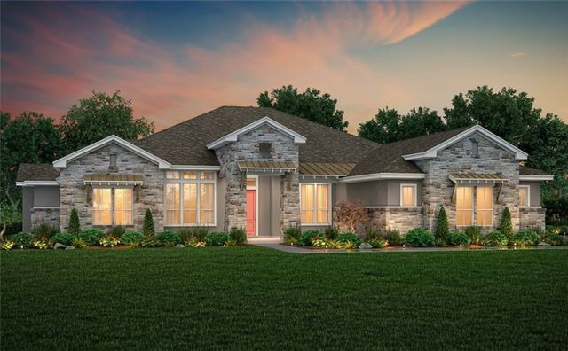 New construction Single-Family house 3405 Prairie Heights Drive, Leander, TX 78641 - photo 0