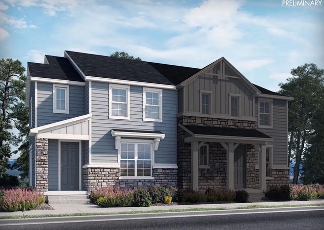 Prospect Village at Sterling Ranch: Paired Homes by Meritage Homes in Littleton - photo