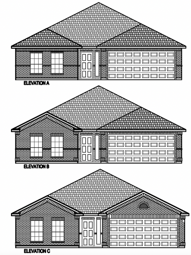 New construction Single-Family house Floor Plan 1821, 4120 W Bayou Maison Circle, Dickinson, TX 77539 - photo 0