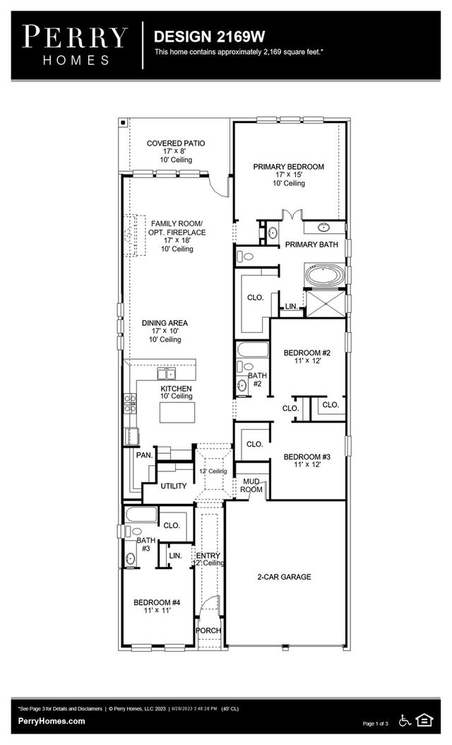 Design 2169W by Perry Homes - photo