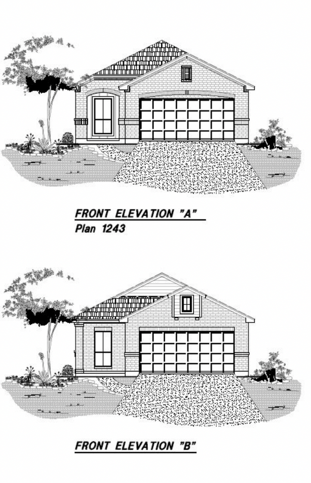 New construction Single-Family house Floor Plan 1243, 4120 W Bayou Maison Circle, Dickinson, TX 77539 - photo 0