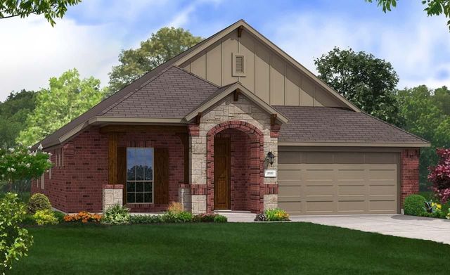 New construction Single-Family house Premier Series - Laurel, Goforth Road Crosswinds Parkway, Kyle, TX 78640 - photo 1
