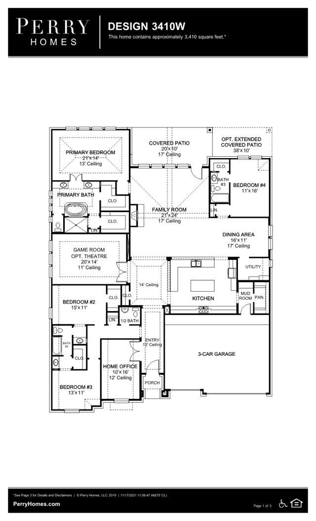 New construction Single-Family house 5803 Dancing Oaks Court, Manvel, TX 77578 3410W - photo 1