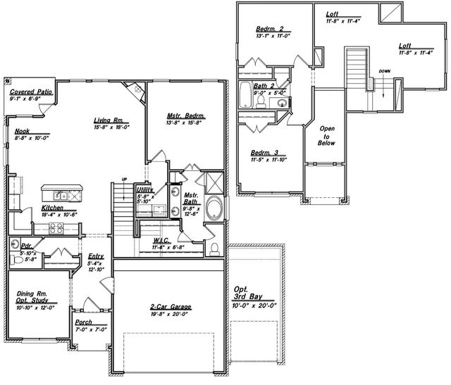 New construction Single-Family house Floor Plan 2201, 4120 W Bayou Maison Circle, Dickinson, TX 77539 - photo 5