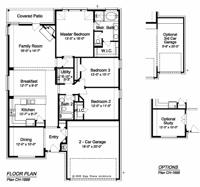New construction Single-Family house Floor Plan 1668, 4120 W Bayou Maison Circle, Dickinson, TX 77539 - photo 0